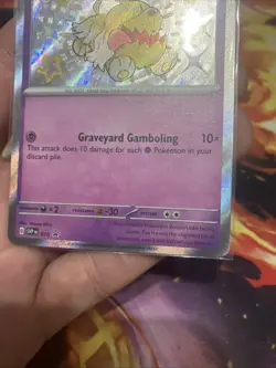 Greavard - SVP 070 - Paldean Fates Black Star Promo - Baby Shiny Pokemon TCG NM - Image 2
