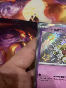 Greavard - SVP 070 - Paldean Fates Black Star Promo - Baby Shiny Pokemon TCG NM - Image 4