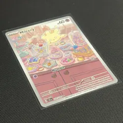 Pokemon TCG Milcery 152/142 Stellar Crown IR Holo English - Image 1