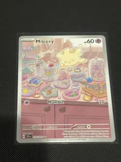 Pokemon TCG Milcery 152/142 Stellar Crown IR Holo English - Image 2