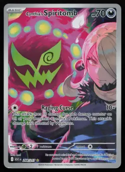 Cynthia's Spiritomb 244/217 Holo Ascended Heroes Pokemon English NM - Image 1