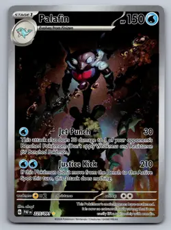 Palafin 225/091 Illustration Rare Paldean Fates Pokemon Holo Near Mint - Image 1