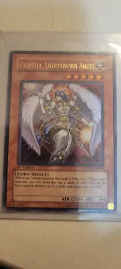 Celestia, Lightsworn Angel LODT-EN024 -1stEd Ultra Rare Pack Fresh Never Played - Image 1