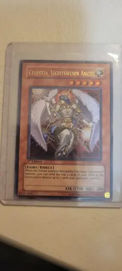 Celestia, Lightsworn Angel LODT-EN024 -1stEd Ultra Rare Pack Fresh Never Played - Image 3