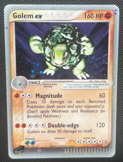 Golem ex - #91/97 - Pokemon Dragon (2003) - Ultra Rare Holo - E-Reader - Image 1