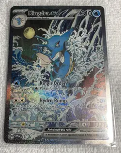Kingdra ex 131 - Pokemon Card 2024 SVP EN Black Star Promo clean card grade U - Image 4