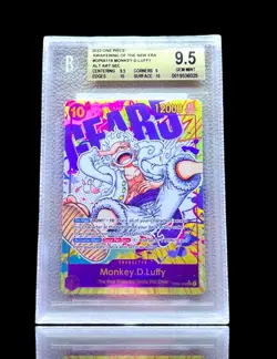 🔥Monkey.D.Luffy #119 Alt Art OP05-119 Awakening of the New Era BGS GEM MINT 9.5 - Image 1