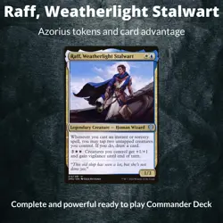 Raff, Weatherlight Stalwart -Magic Gathering Commander MTG EDH Azorius Token - Image 1
