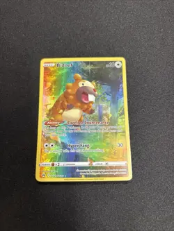 Pokemon Bidoof GG29/GG70 Crown Zenith Full Art Ultra Rare Holo Card NM - Image 1