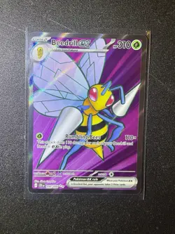 Pokemon TCG Beedrill EX Full Art Chaos Rising English 098/086 NM - Image 1