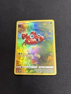 Pokemon Paras Full Art Holo Ultra Rare GG32/GG70 Crown Zenith NM - Image 1