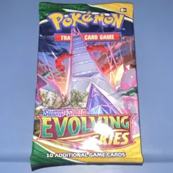 Pokemon TCG Sword & Shield Evolving Skies Sealed Booster Pack 10 Cards English - Image 1