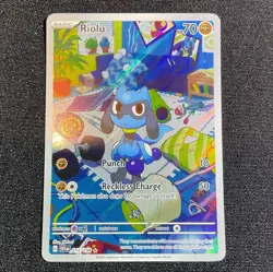 Riolu 215/198 SV Scarlet & Violet Illustration Rare Pokemon TCG 2023 - Image 1