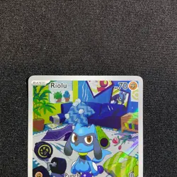 Riolu 215/198 SV Scarlet & Violet Illustration Rare Pokemon TCG 2023 - Image 2