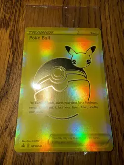 Pokemon TCG SWSH Promo Poke Ball Trainer Holo SWSH146 English Pikachu (Sealed) - Image 1
