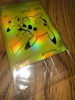 Pokemon TCG Gold Pikachu V 25th Anniversary PROMO SWSH145 Celebrations NM - Image 3