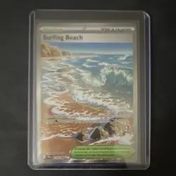 Pokemon TCG Surfing Beach 103/108 Evolutions Trainer Stadium Reverse Holo EN - Image 1