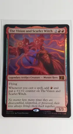 The Vision and Scarlet Witch Commander: Marvel Super Heroes Foil - Image 1