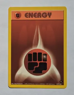 Pokemon - Fighting Energy - Gym Challenge 127/132 - Common Basic - LP - Image 1