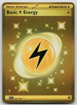 Pokemon Basic Lightning Energy 257/198 Scarlet & Violet Hyper Rare Holo NM - Image 1