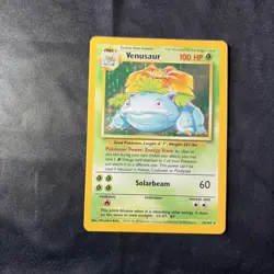 Venusaur 015/102 Base Set Holo Original - Image 1