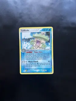Pokemon TCG Ludicolo 19/107 Ex Deoxys Non Holo Rare Near Mint - Image 1