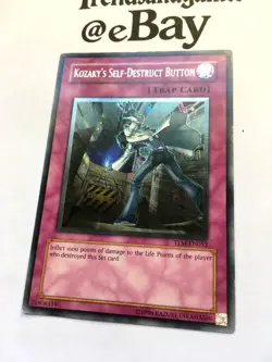 YUGIOH - KOZAKY'S SELF-DESTRUCT BUTTON - TLM-EN052 - EXCELLENT - RARE - LOST MIL - Image 3