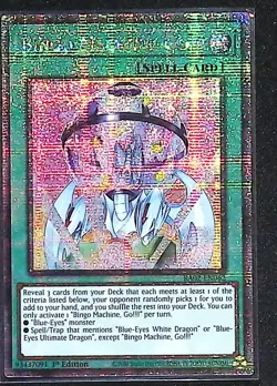 Bingo Machine, Go!!! - RA02-EN062 - Quarter Century Secret Rare - 1st Ed Yugioh - Image 1