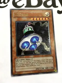 YUGIOH - CRV-EN010 - UFOROID - 1ST EDITION - ULTIMATE RARE - EXCELLENT - Image 2
