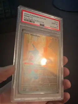 PSA 10 FRESH CERT Mimikyu 075 Sv: Scarlet & Violet Promo Cards Holo - Image 1