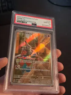 PSA 10 FRESH CERT Mimikyu 075 Sv: Scarlet & Violet Promo Cards Holo - Image 2