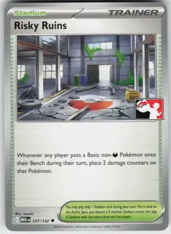 Risky Ruins 127/132 Uncommon Prize Pack Series Cards Pokemon Near Mint - Image 1