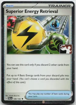 Superior Energy Retrieval Cosmo Holo Uncommon Prize Pack Series Cards Pokemon NM - Image 1