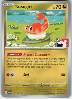 Tatsugiri 131/167 Uncommon Prize Pack Series Cards Pokemon Near Mint - Image 1