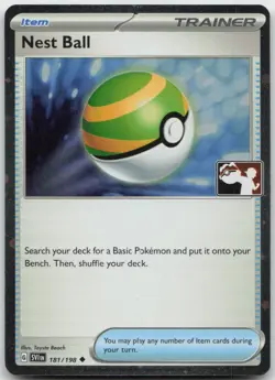 Nest Ball Cosmo Holo Uncommon Prize Pack Series Cards Pokemon Near Mint - Image 1