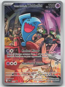 Team Rocket's Wobbuffet Promo SV: Scarlet & Violet Promo Cards 203 NM - Image 1
