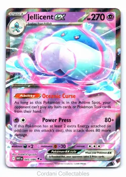 Jellicent EX 045/086 - White Flare - Pokemon Card - Near Mint - Image 1