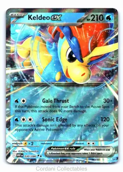 Keldeo EX 030/086 - White Flare - Pokemon Card - Near Mint - Image 1