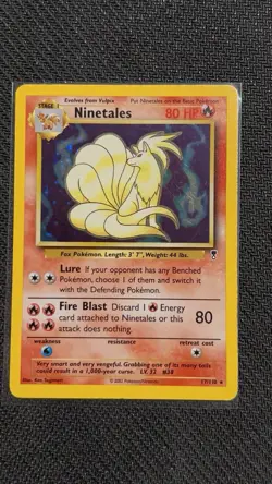 Ninetales 17/110 Holo Rare Legendary Collection Pokemon Card - Image 1