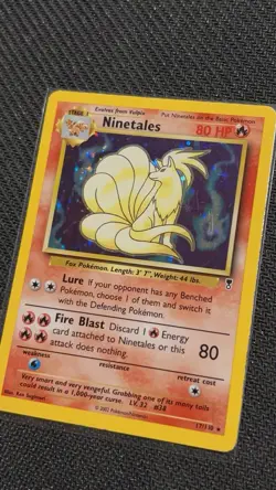 Ninetales 17/110 Holo Rare Legendary Collection Pokemon Card - Image 2