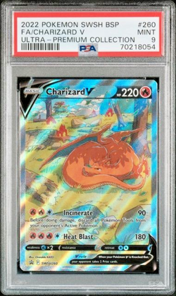 Charizard V SWSH260 SWSH: Sword & Shield Promo Cards Holo - PSA 9 MINT 260 2022 - Image 1