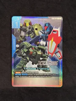 Gundam Card Game ST10-013 C+ Tactical Training ALT ART - Image 1