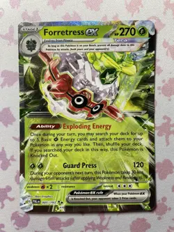 Forretress ex Paldea Evolved Double Rare 005/193 Pokemon Card Mint Condition - Image 1