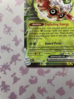 Forretress ex Paldea Evolved Double Rare 005/193 Pokemon Card Mint Condition - Image 4