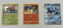 Pokemon Iconic Bundle - Venusaur, Charizard, Blastoise - Holo Lot Of (3) Cards - Image 1