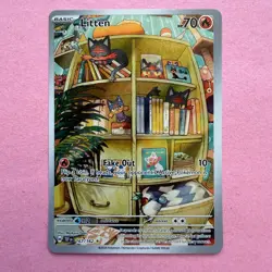 Litten - 167/162 - TEF - Pokemon Card - Near Mint - Image 1