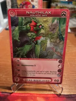 Nauthilax Aquatic Spy - Alliances Unraveled - Chaotic Card - Choose Stats! - Image 1