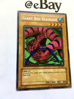 YUGIOH - GIANT RED SEASNAKE - TP4-007 - RARE - NEAR MINT - TOURNAMENT PACK 4 - Image 2