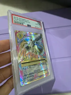 M Blastoise EX 102/108 PSA 10 XY Evolutions Mega Full Art Holo Rare Pokemon Card - Image 3