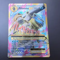M Blastoise EX 102/108 Evolutions Full Art Pokemon Card in Excellent Condition - Image 1